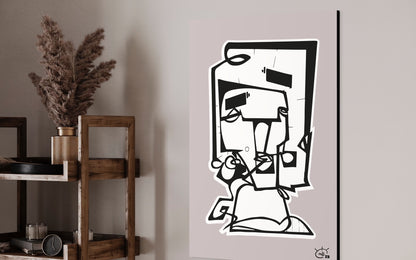 SQUAREHEAD | Canvas print