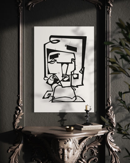 SQUAREHEAD | Canvas print