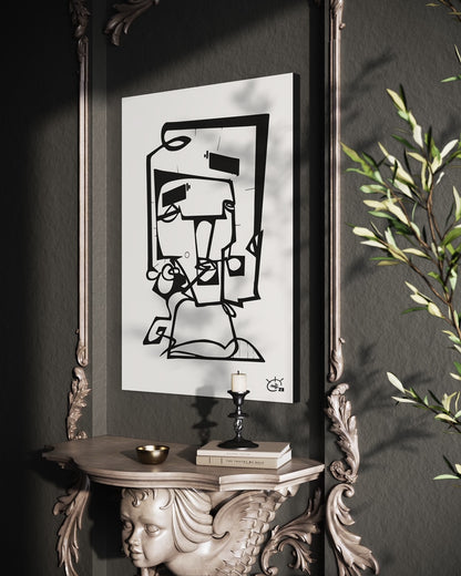 SQUAREHEAD | Canvas print