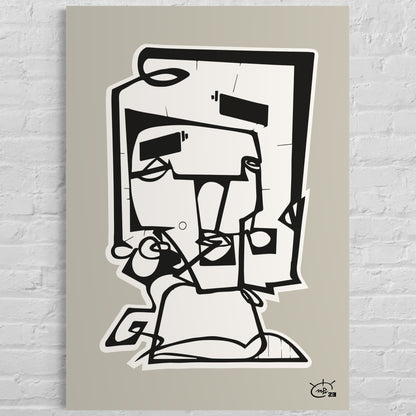 SQUAREHEAD | Canvas print