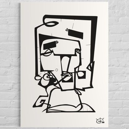 SQUAREHEAD | Canvas print