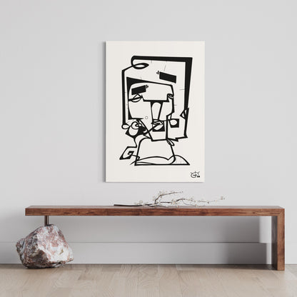 SQUAREHEAD | Canvas print
