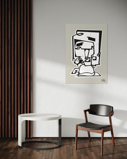 SQUAREHEAD | Fine art print
