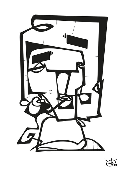 SQUAREHEAD | Fine art print
