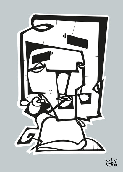 SQUAREHEAD | Fine art print
