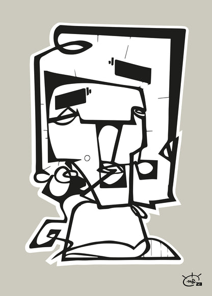 SQUAREHEAD | Fine art print