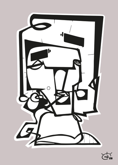 SQUAREHEAD | Fine art print