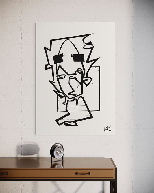 THE HITCHHIKER | Canvas print