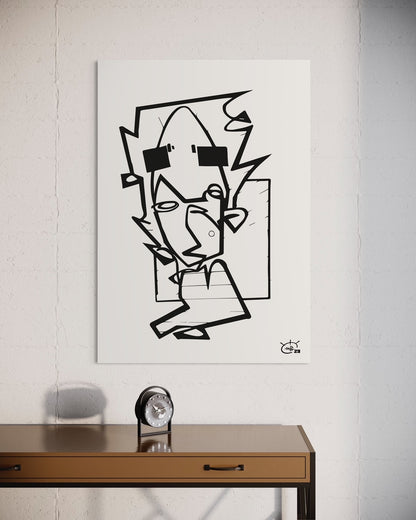 THE HITCHHIKER | Canvas print