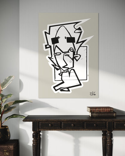 THE HITCHHIKER | Canvas print