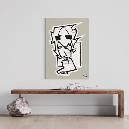 THE HITCHHIKER | Canvas print