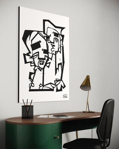 THE HUG | Canvas print