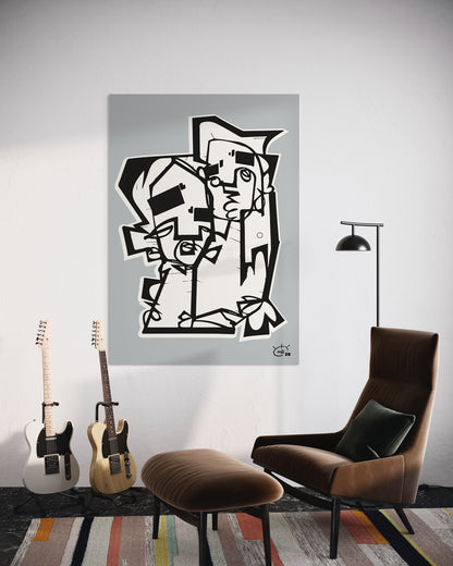 THE HUG | Canvas print