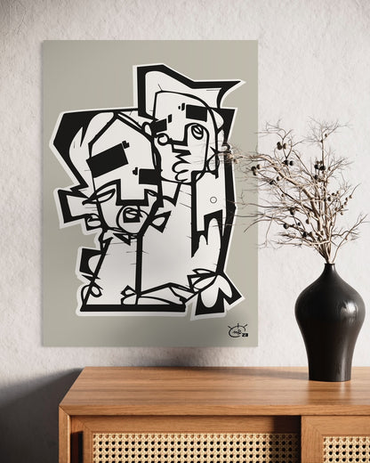 THE HUG | Canvas print