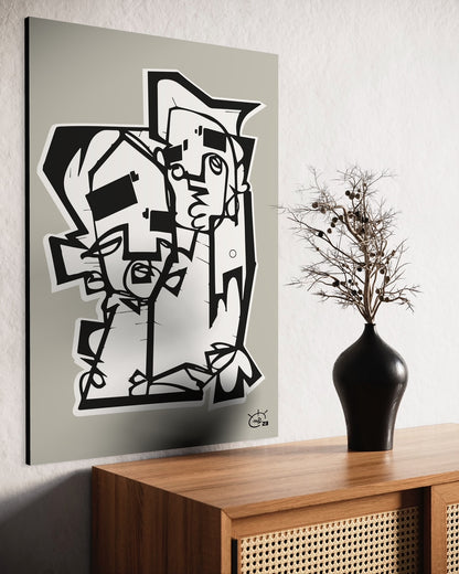 THE HUG | Canvas print