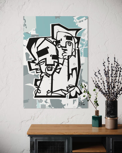 THE HUG | Canvas print