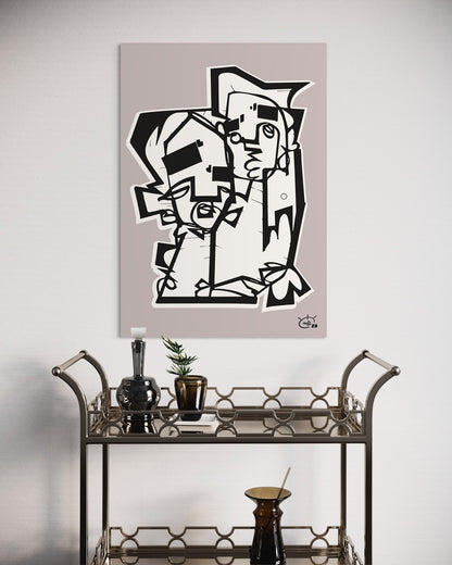 THE HUG | Canvas print