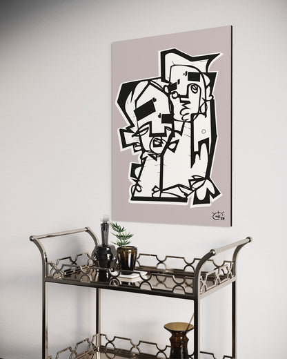 THE HUG | Canvas print
