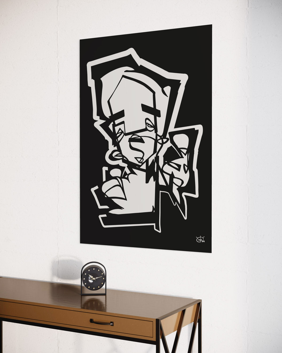 THUMBER | Single line graphic art poster
