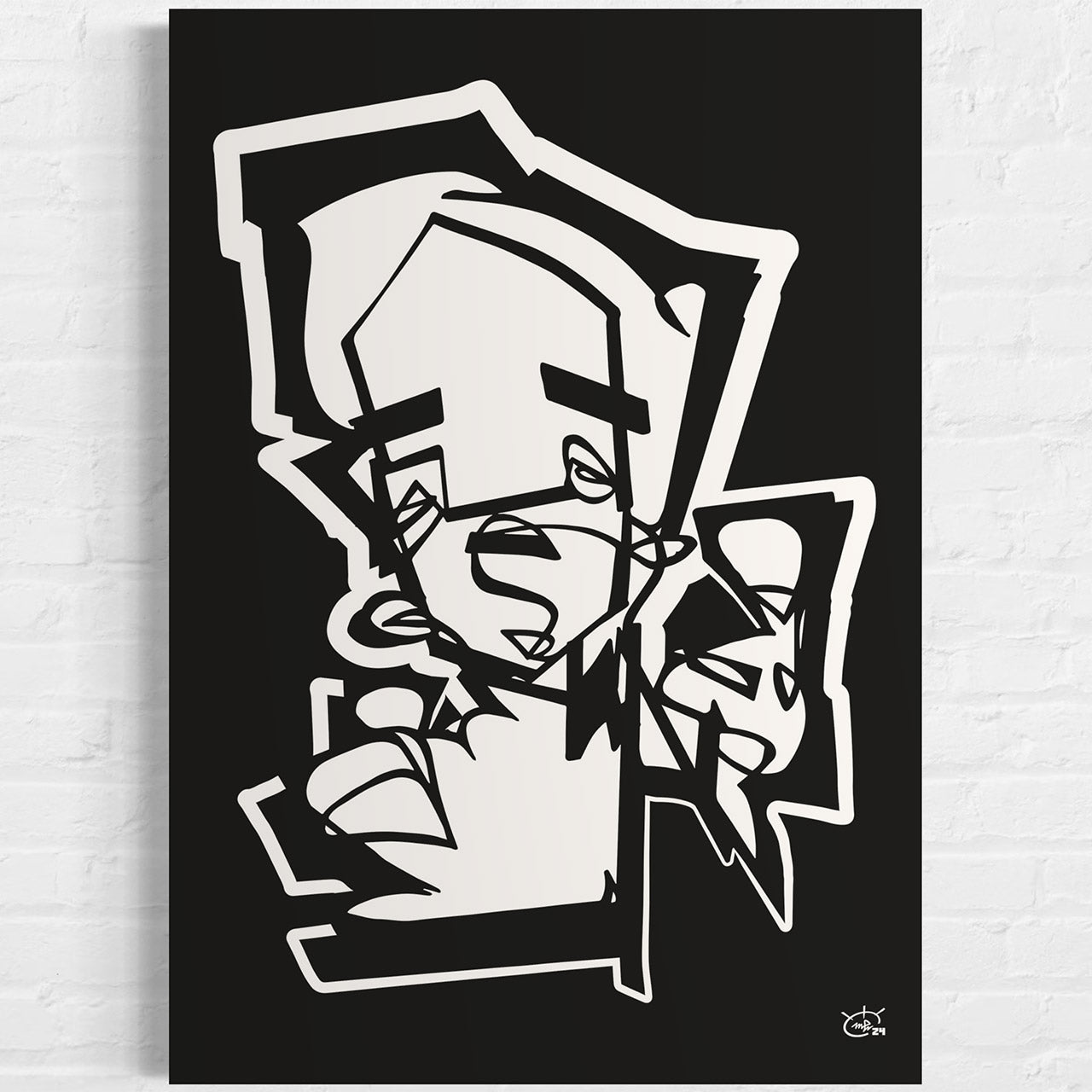 THUMBER | Single line graphic art poster