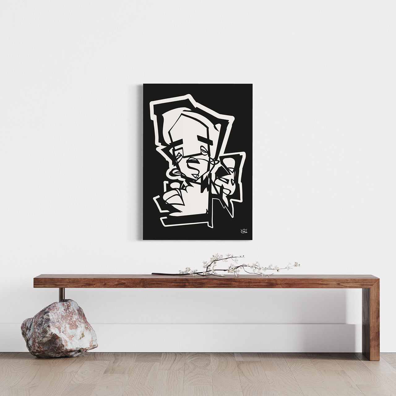 THUMBER | Single line graphic art poster