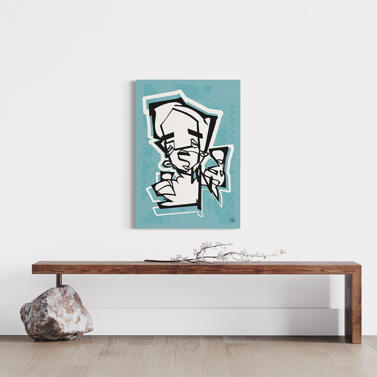 THUMBER | Single line graphic art poster