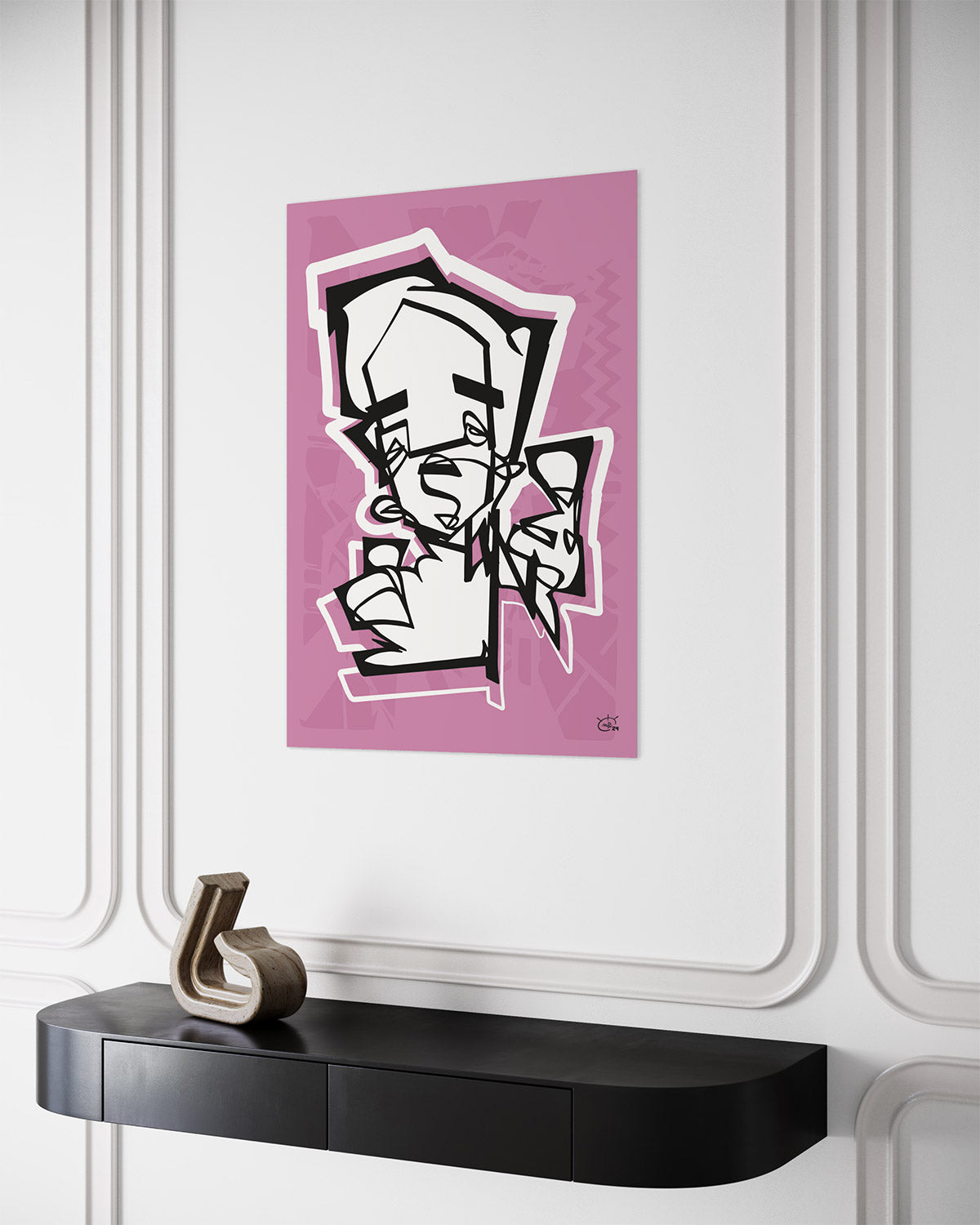 THUMBER | Single line graphic art poster