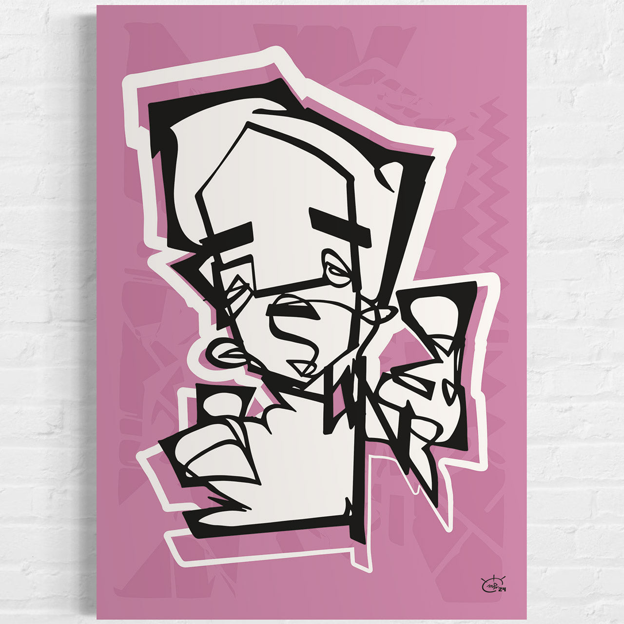 THUMBER | Single line graphic art poster