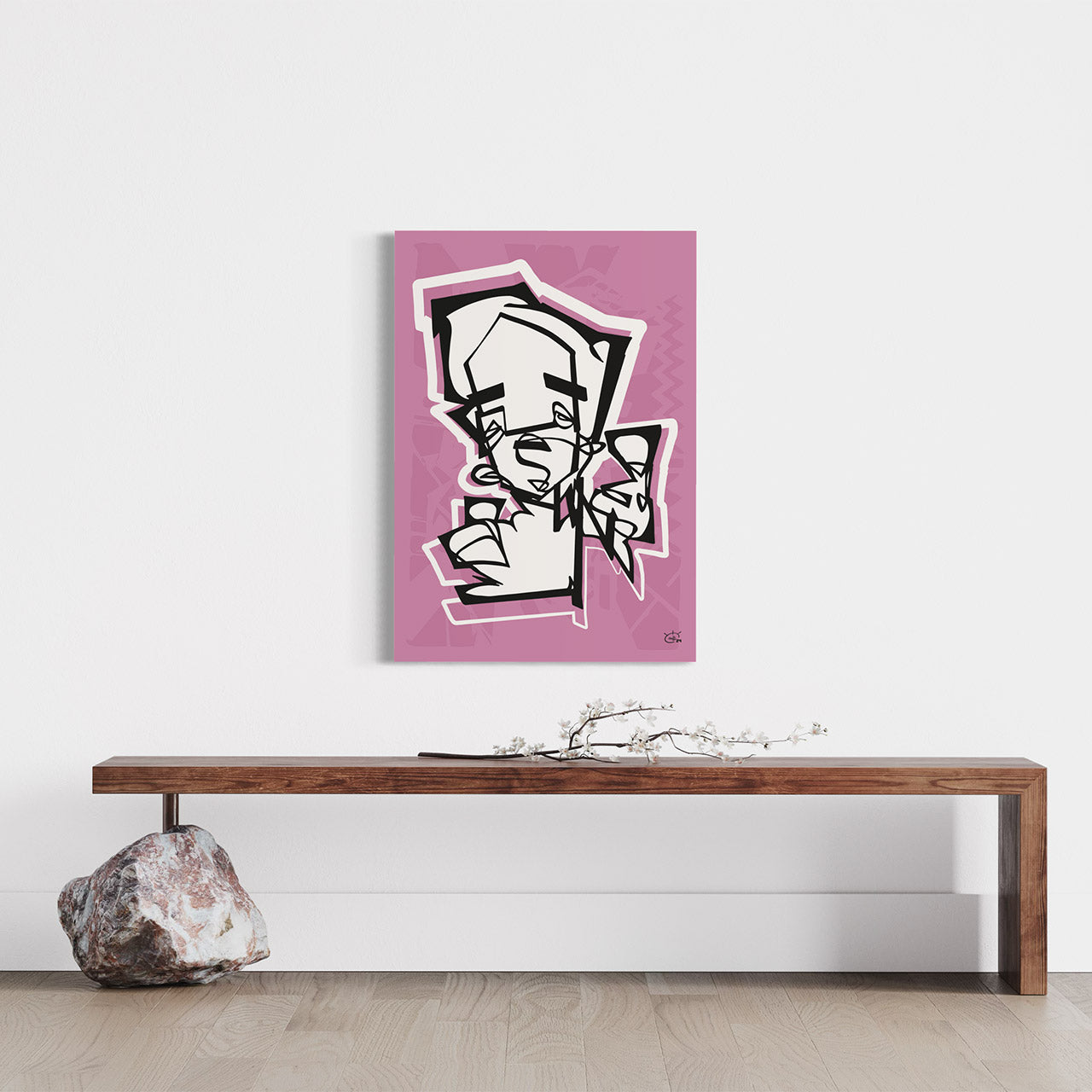 THUMBER | Single line graphic art poster