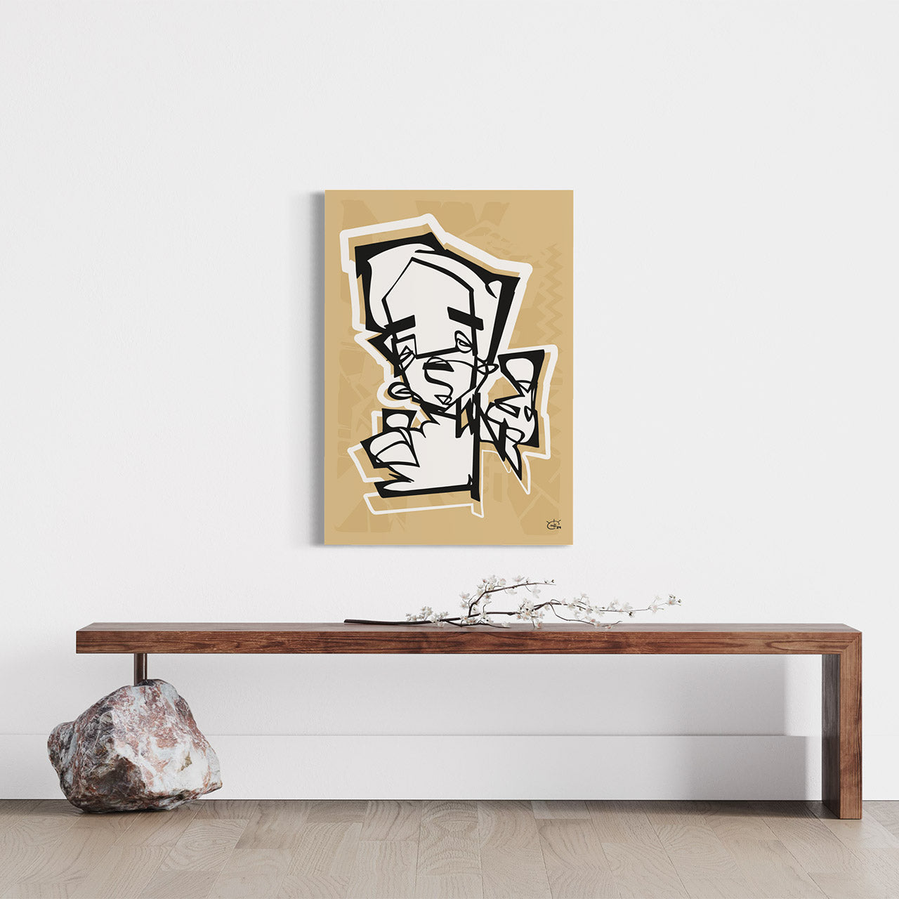 THUMBER | Single line graphic art poster