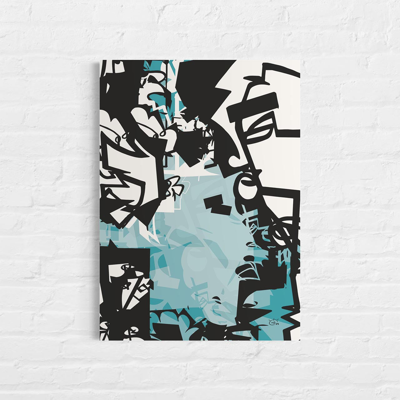 URBAN JUNGLE V01 | Modern stylized canvas art print