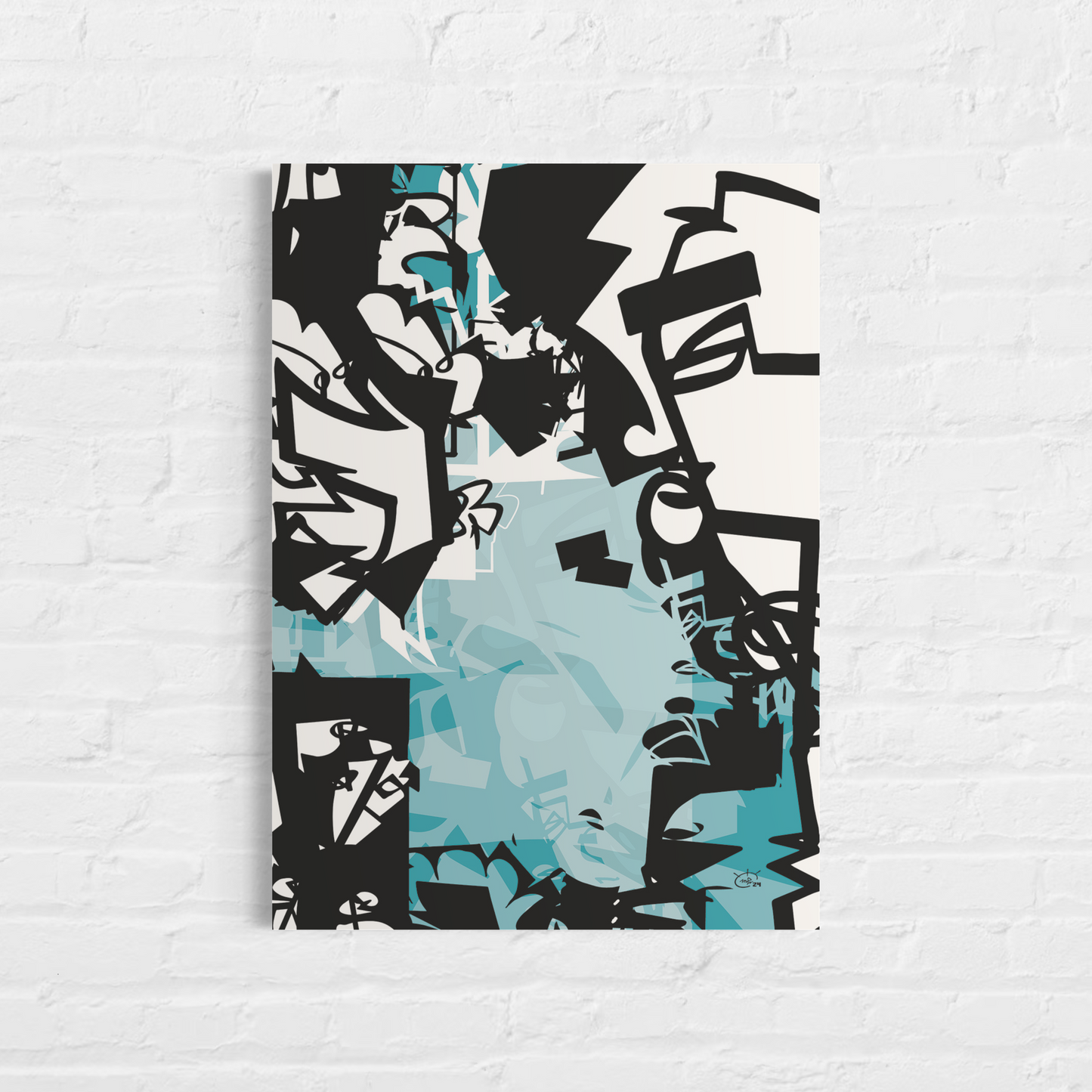 URBAN JUNGLE V01 | Modern stylized canvas art print