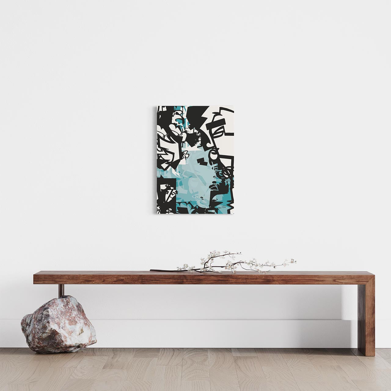 URBAN JUNGLE V01 | Modern stylized canvas art print