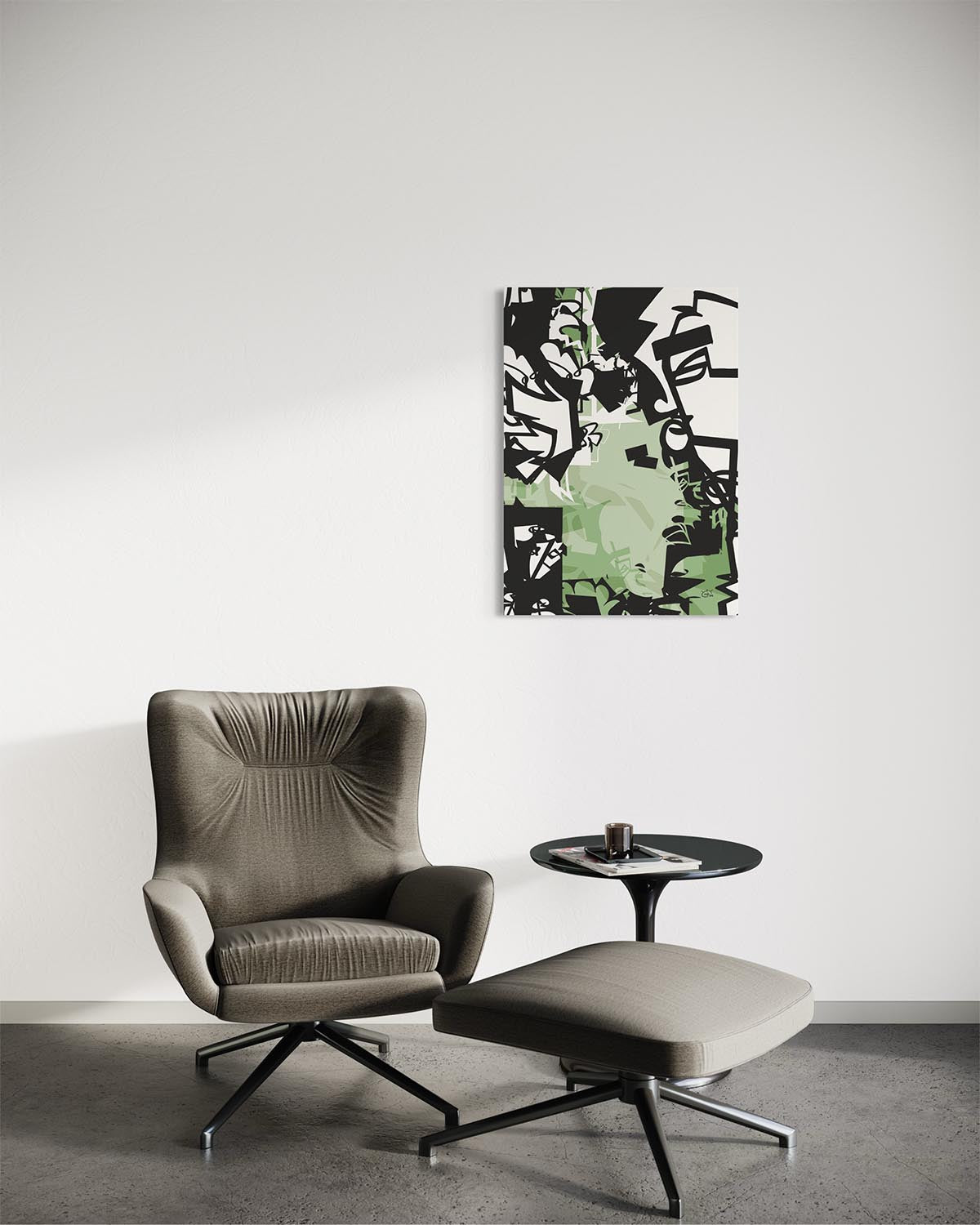 URBAN JUNGLE V01 | Modern stylized canvas art print