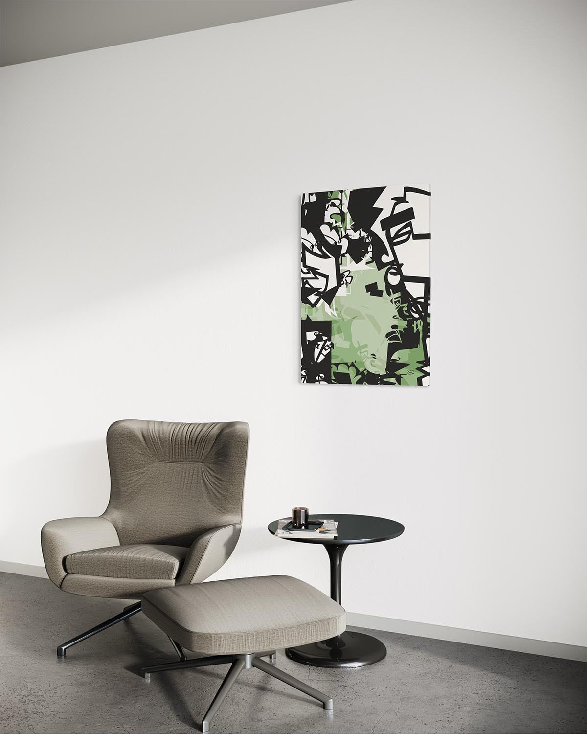 URBAN JUNGLE V01 | Modern stylized canvas art print