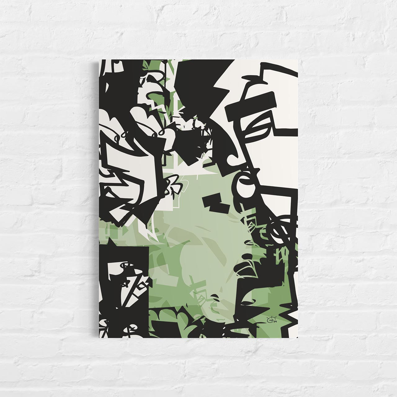 URBAN JUNGLE V01 | Modern stylized canvas art print