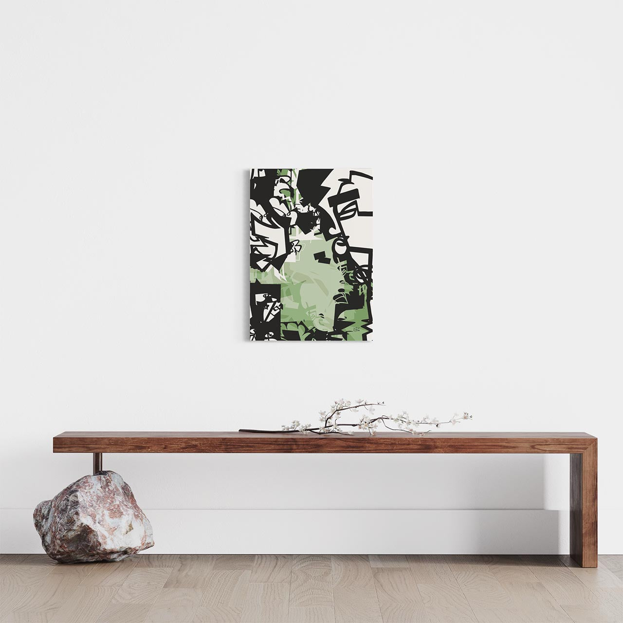 URBAN JUNGLE V01 | Modern stylized canvas art print