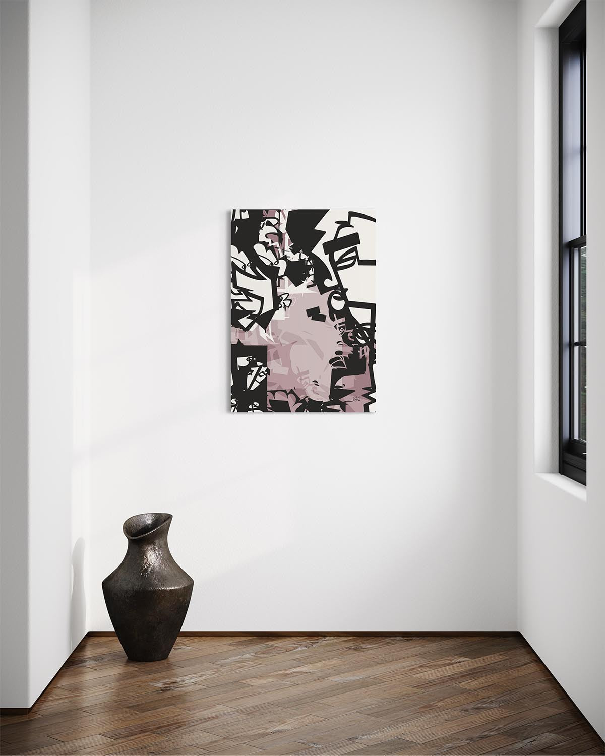 URBAN JUNGLE V01 | Modern stylized canvas art print