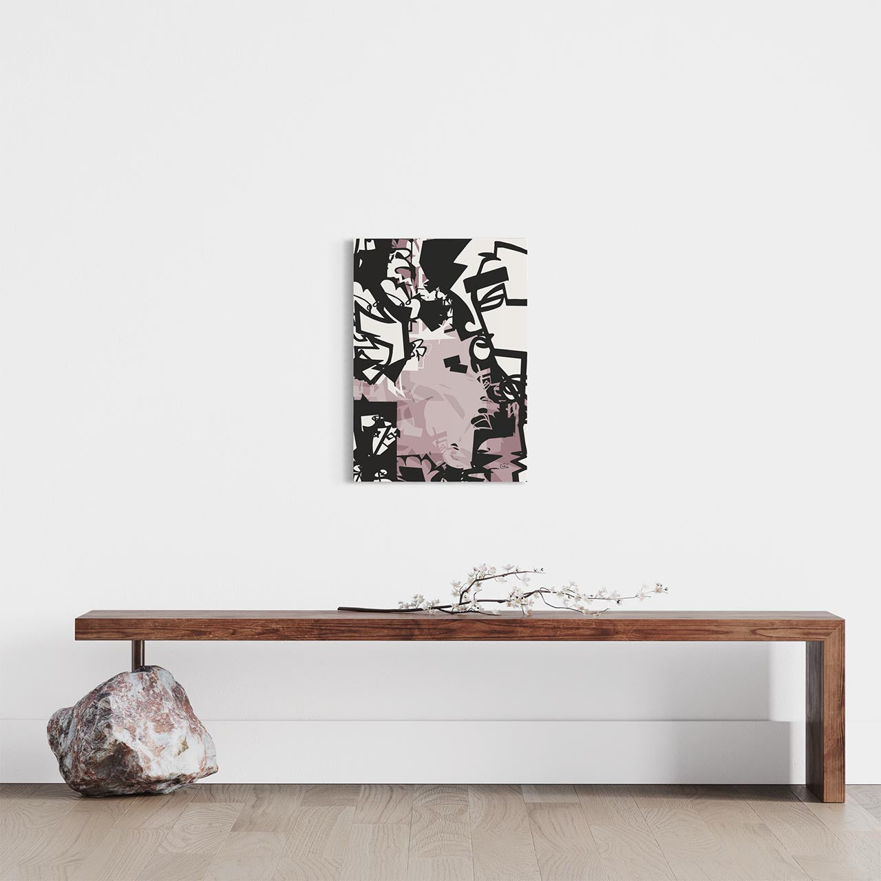 URBAN JUNGLE V01 | Modern stylized canvas art print