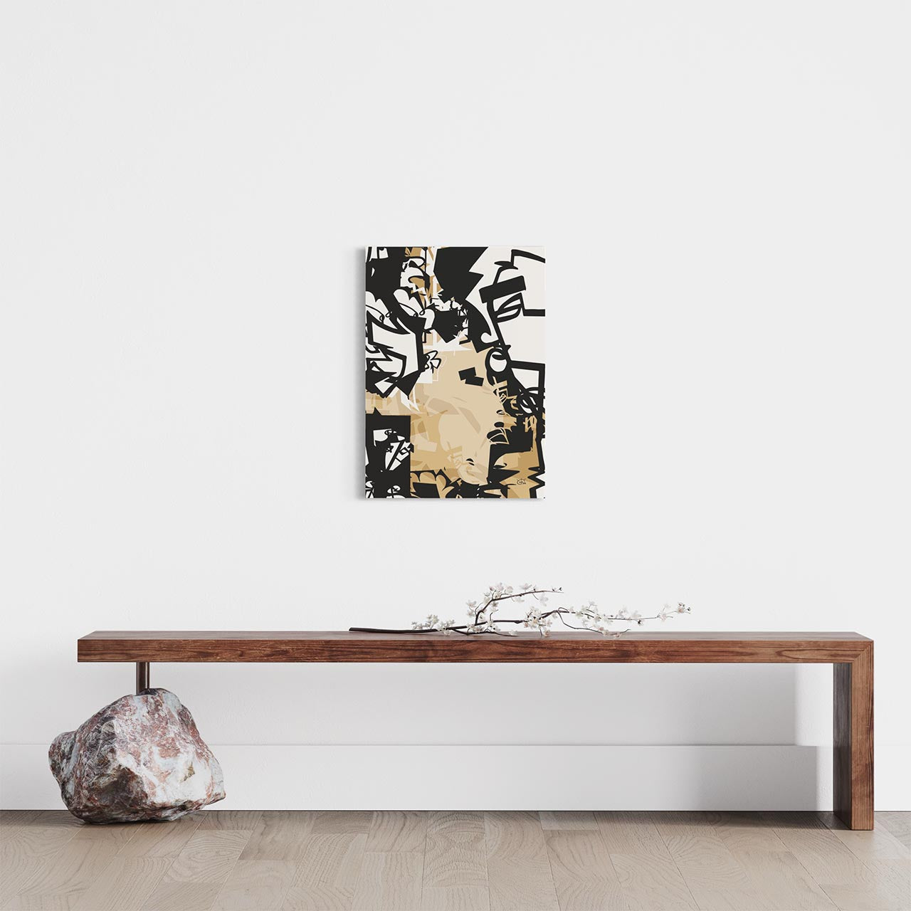 URBAN JUNGLE V01 | Modern stylized canvas art print