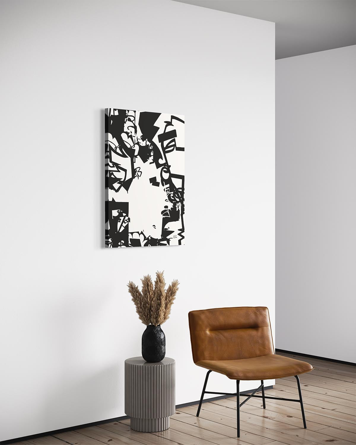 URBAN JUNGLE V01 | Modern stylized canvas art print