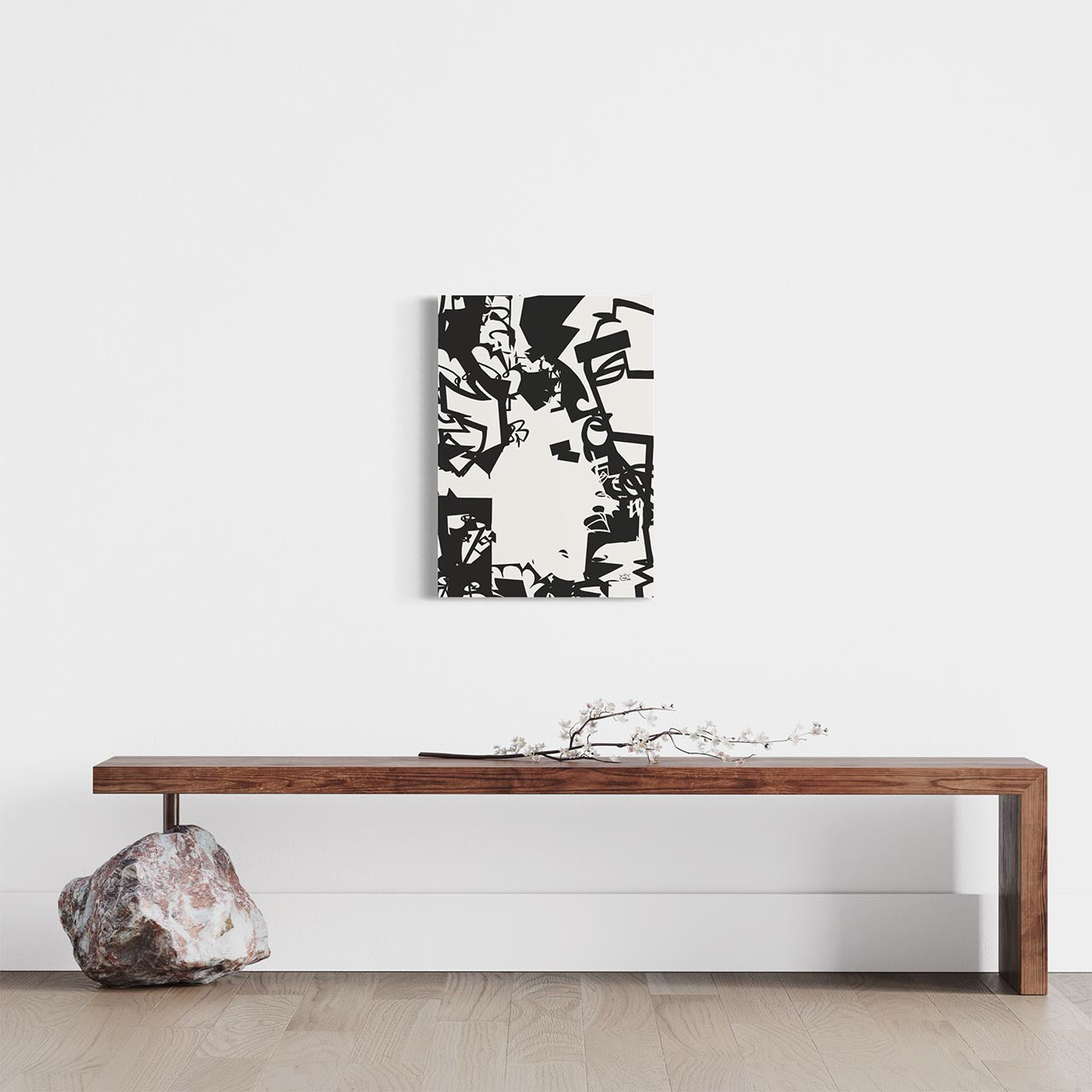 URBAN JUNGLE V01 | Modern stylized canvas art print