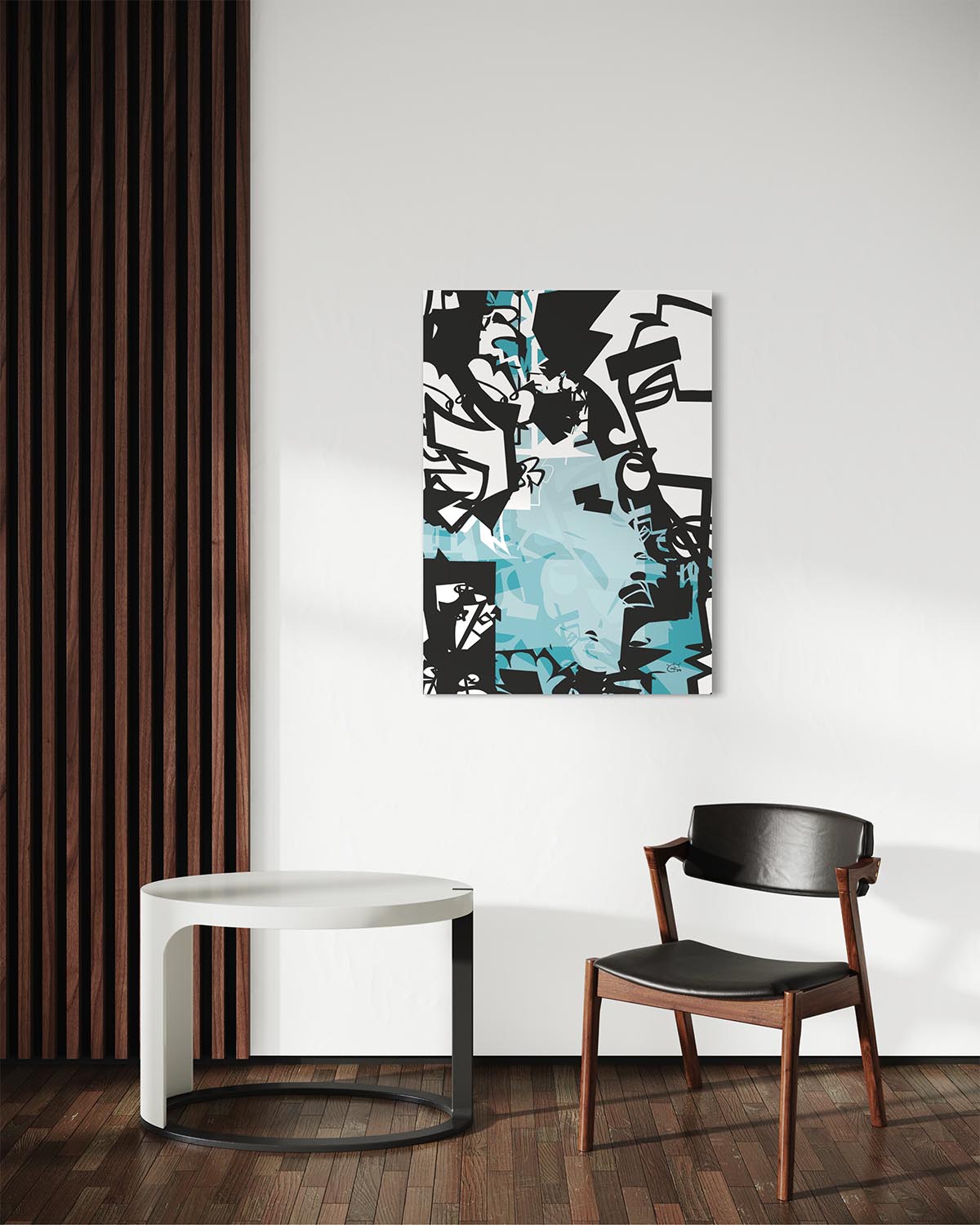 URBAN JUNGLE V01 | Modern stylized canvas art print