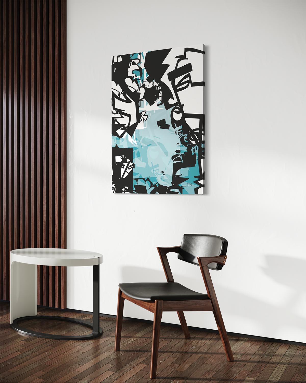 URBAN JUNGLE V01 | Modern stylized canvas art print