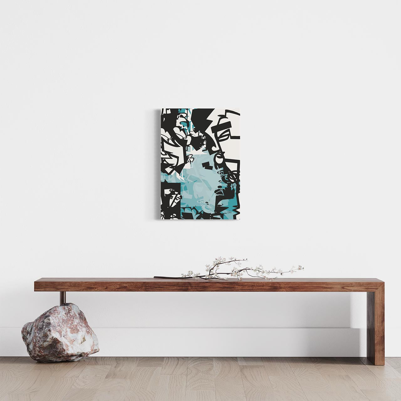 URBAN JUNGLE V01 | Modern stylized canvas art print