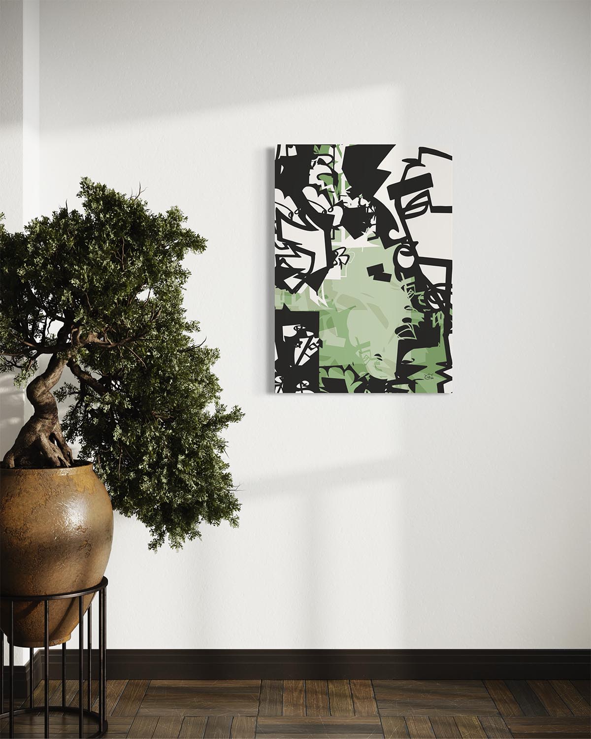 URBAN JUNGLE V01 | Modern stylized canvas art print