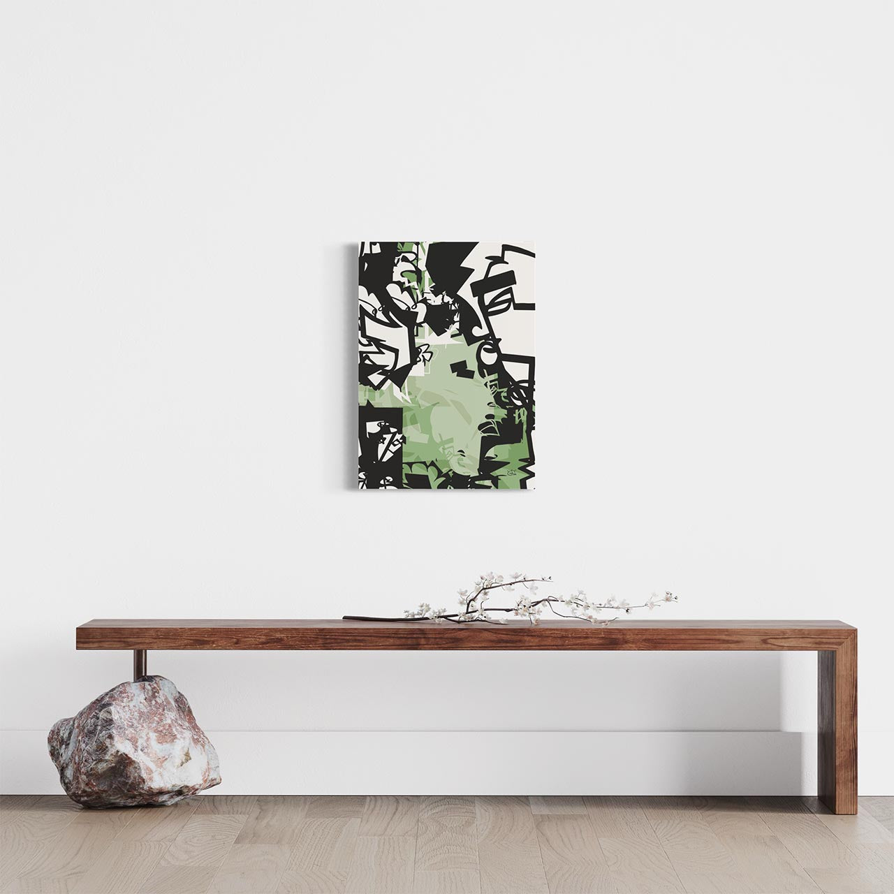 URBAN JUNGLE V01 | Modern stylized canvas art print