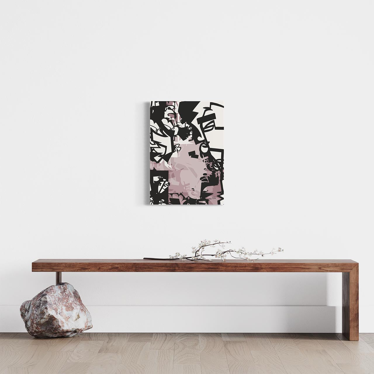 URBAN JUNGLE V01 | Modern stylized canvas art print